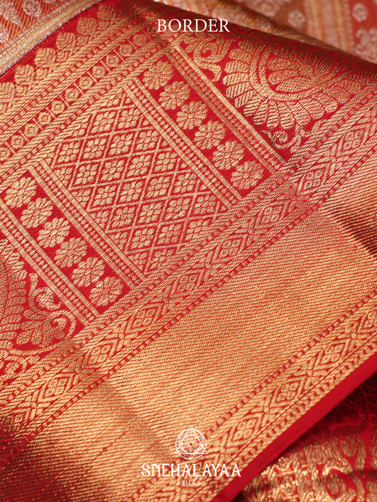 Peach Kanjivaram Silk Saree
