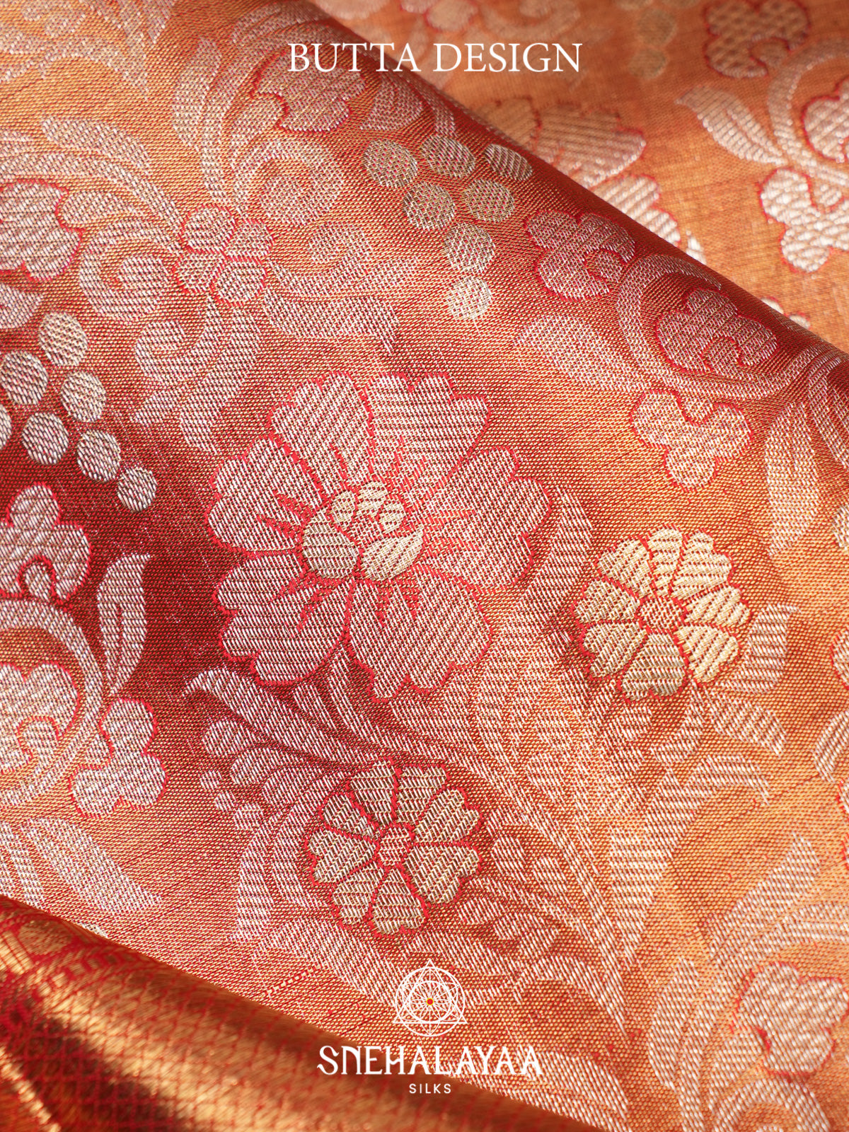 Peach Kanjivaram Silk Saree