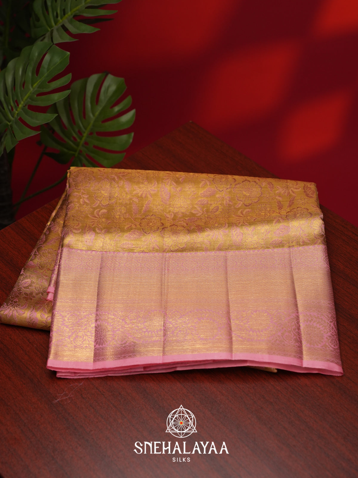 Yellow Kanjivaram Silk Saree