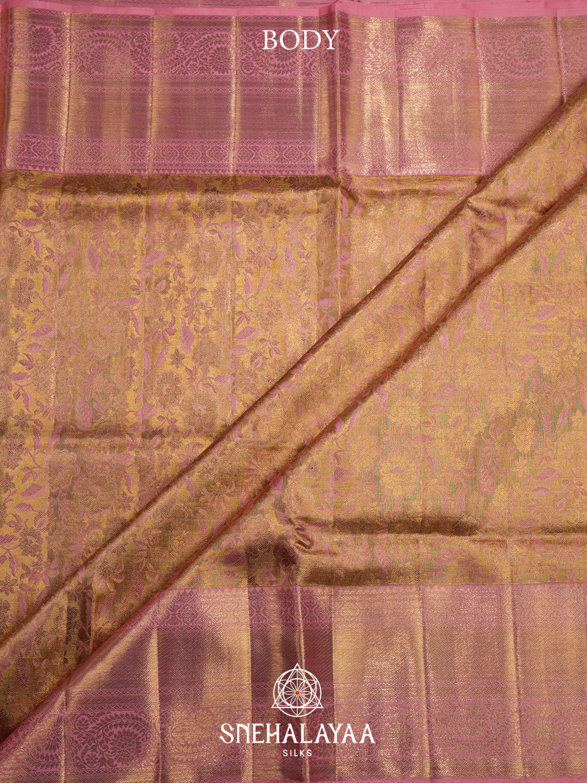 Yellow Kanjivaram Silk Saree