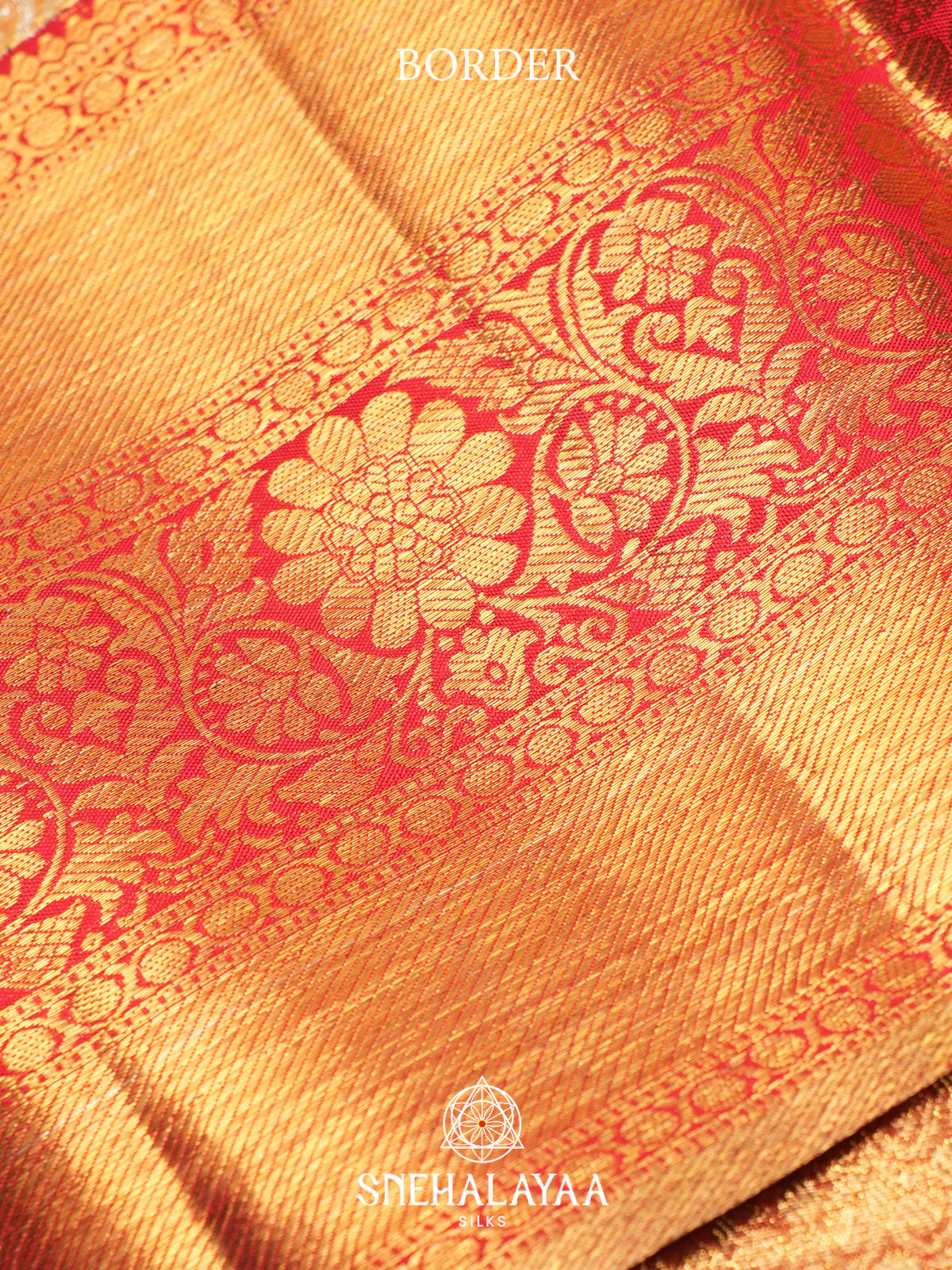 Peach Kanjivaram Silk Saree