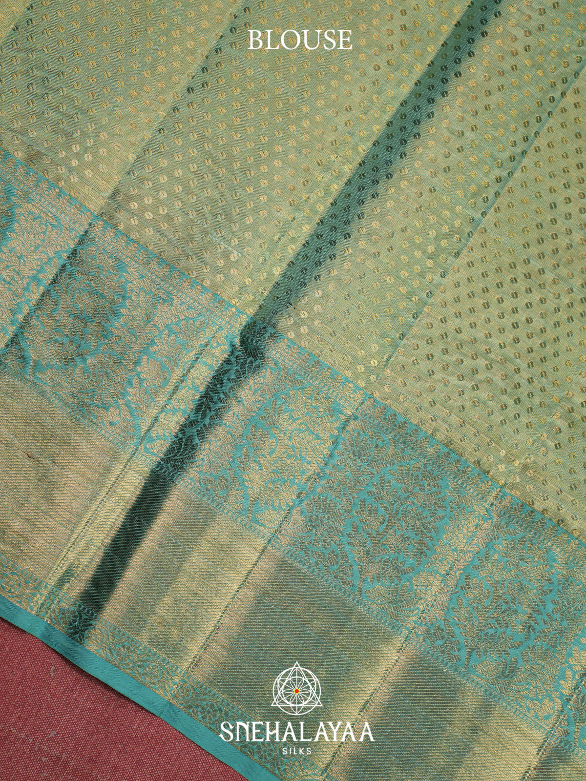 Mint Green Kanjivaram Silk Saree