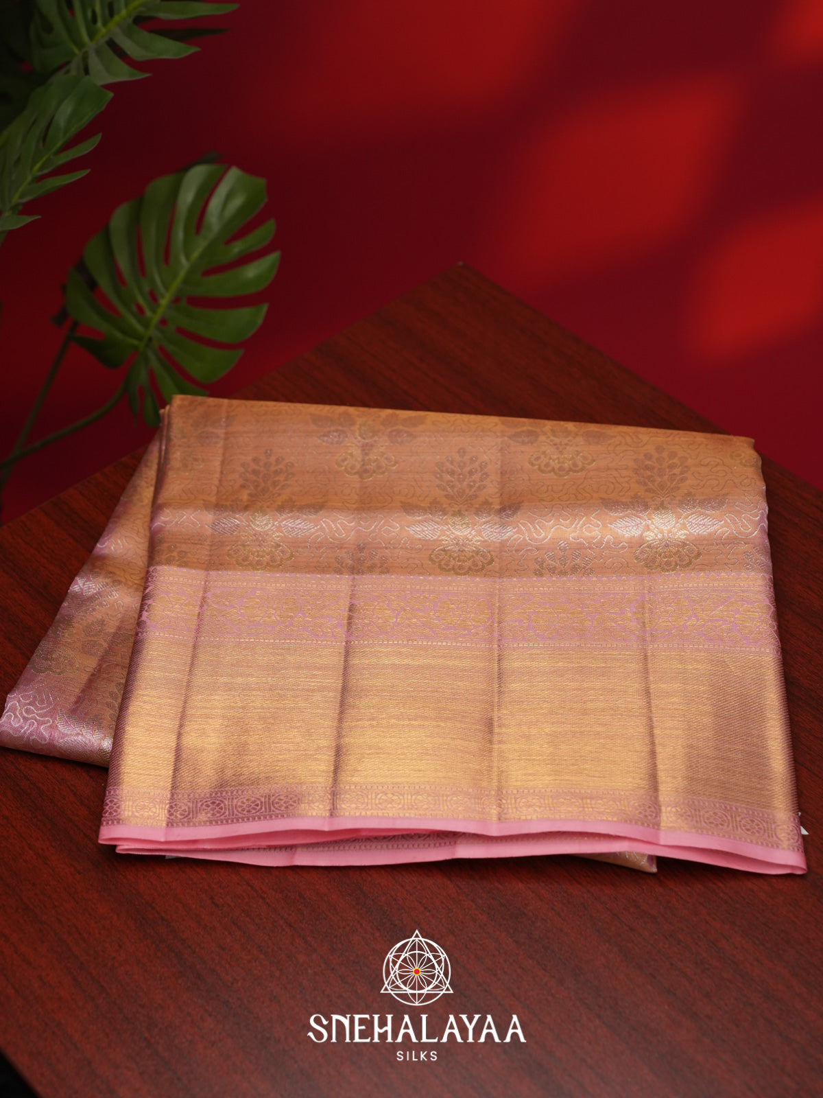 Pink Kanjivaram Silk Saree