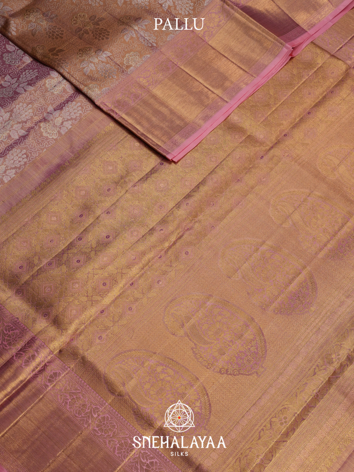 Pink Kanjivaram Silk Saree