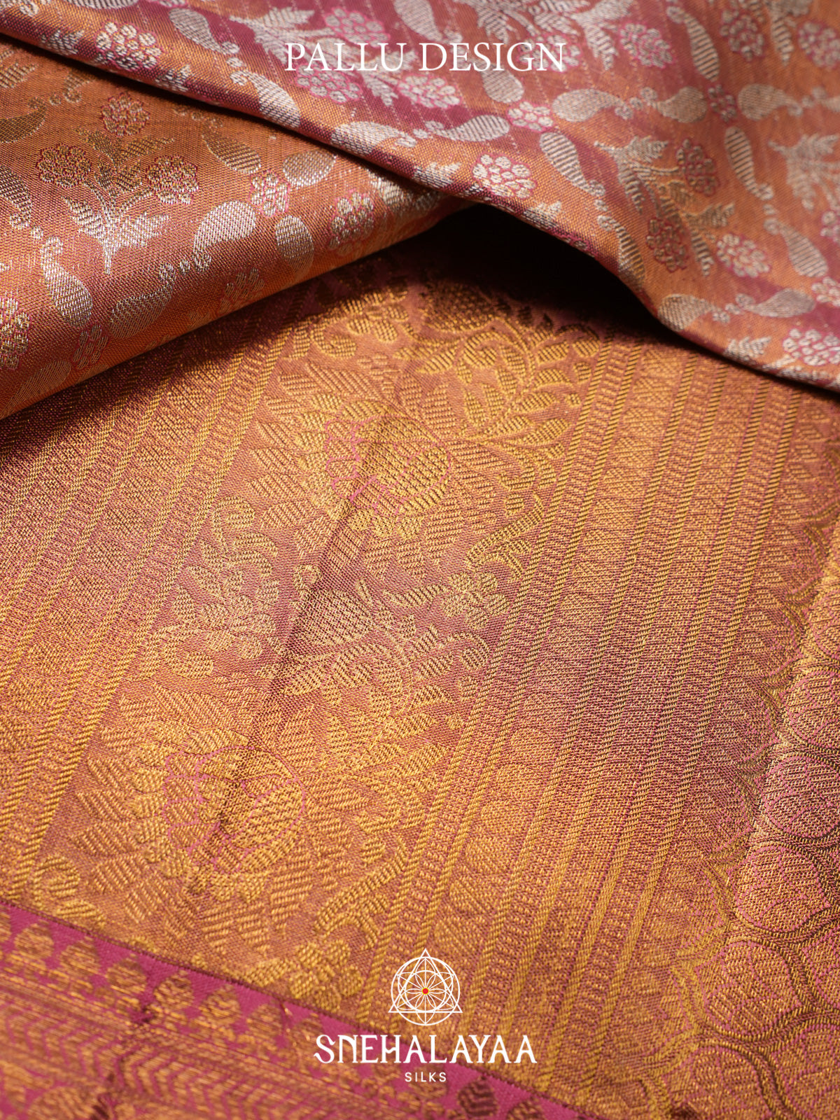 Pale Pink Kanjivaram Silk Saree