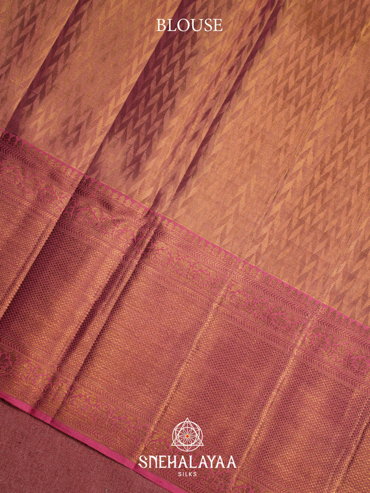Pale Pink Kanjivaram Silk Saree
