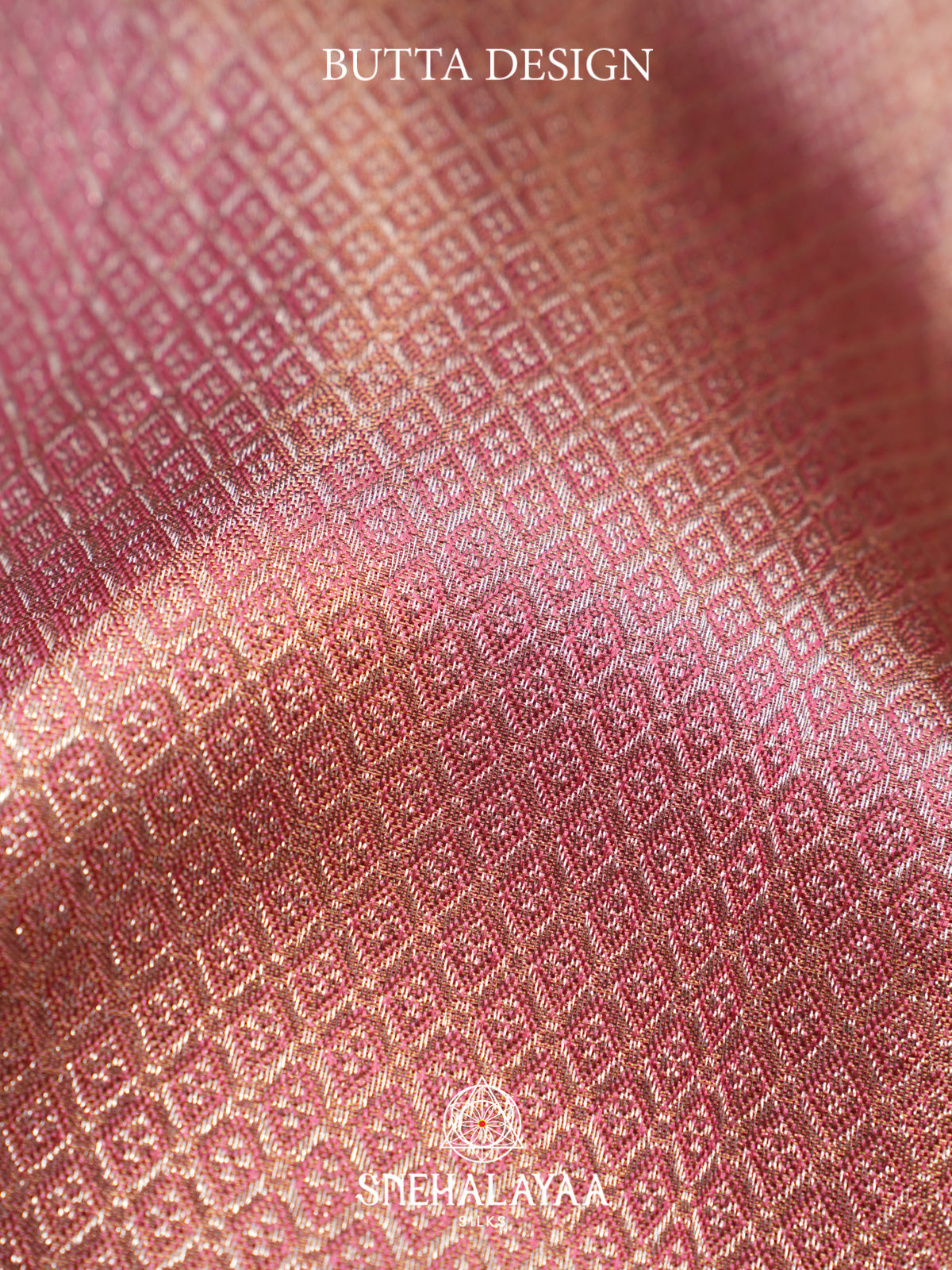 Rose Pink Kanjivaram Silk Saree