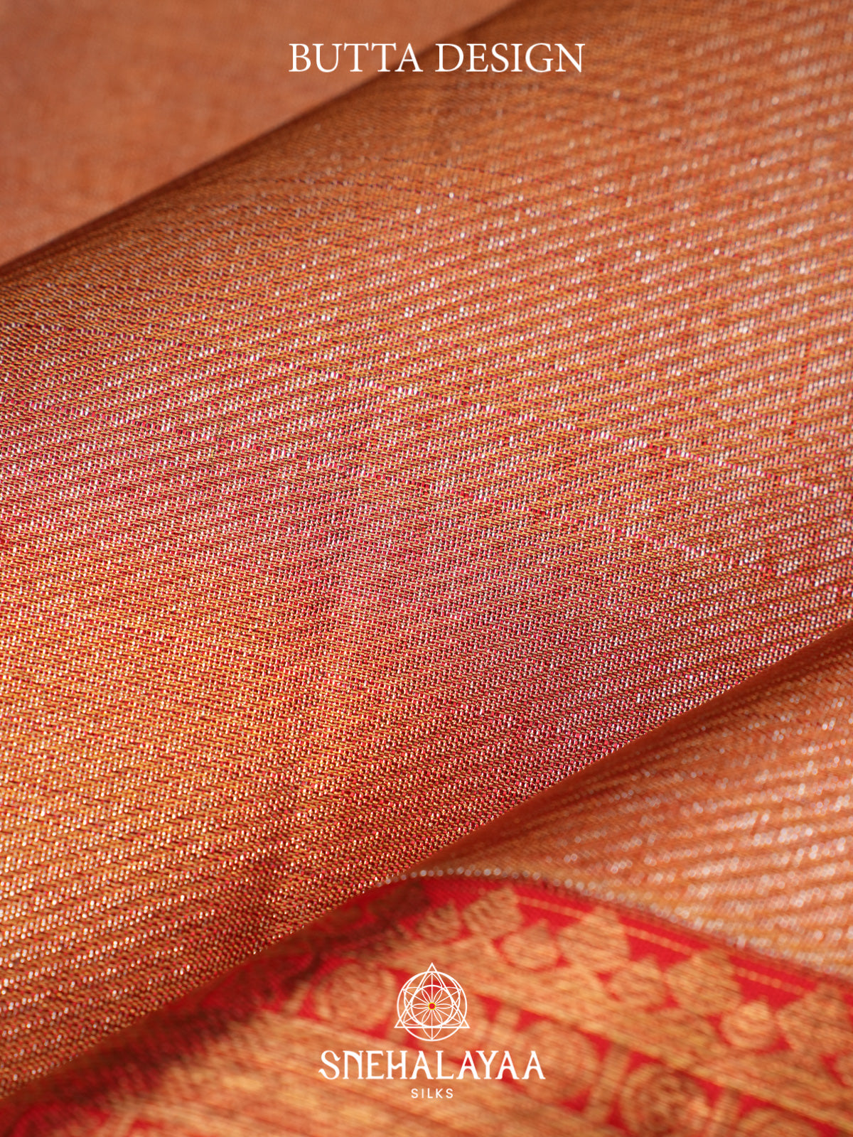 Orange Kanjivaram Silk Saree