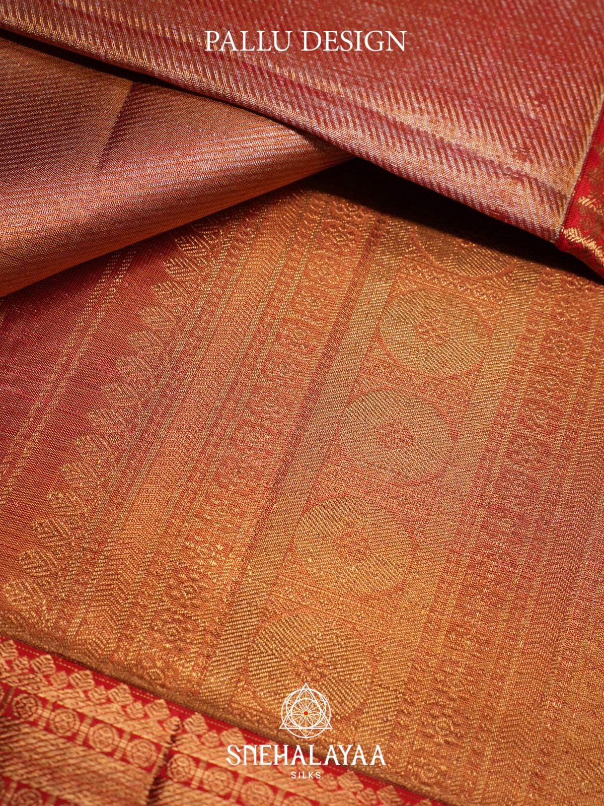Orange Kanjivaram Silk Saree