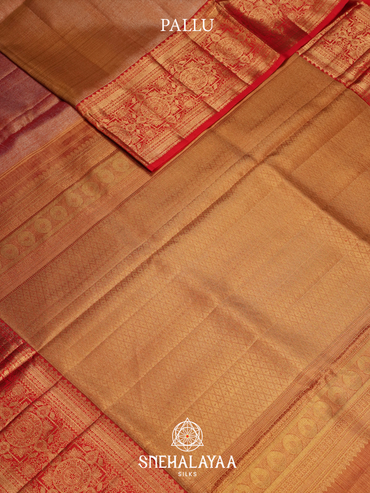 Orange Kanjivaram Silk Saree