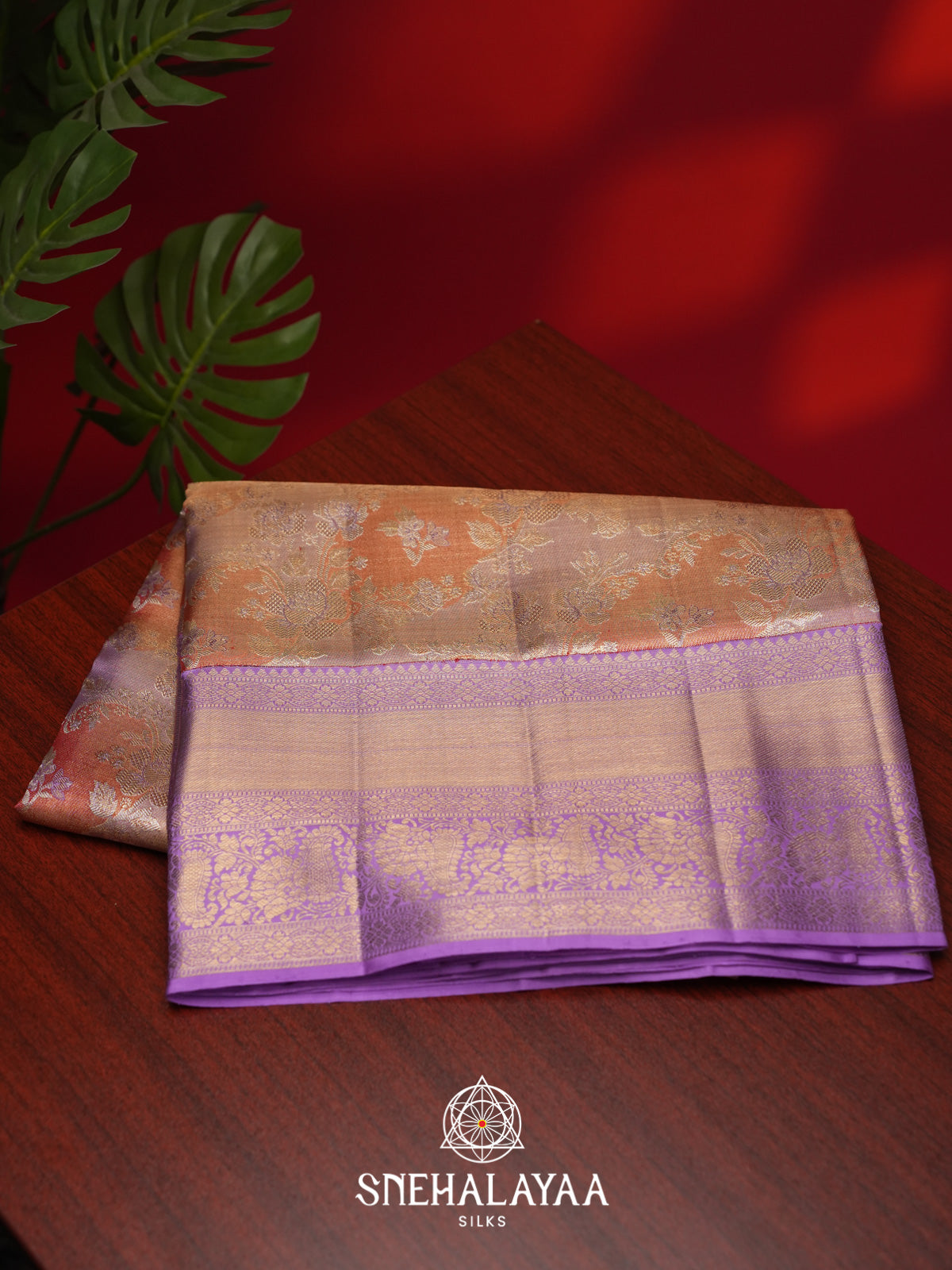 Pale Pink Kanjivaram Silk Saree