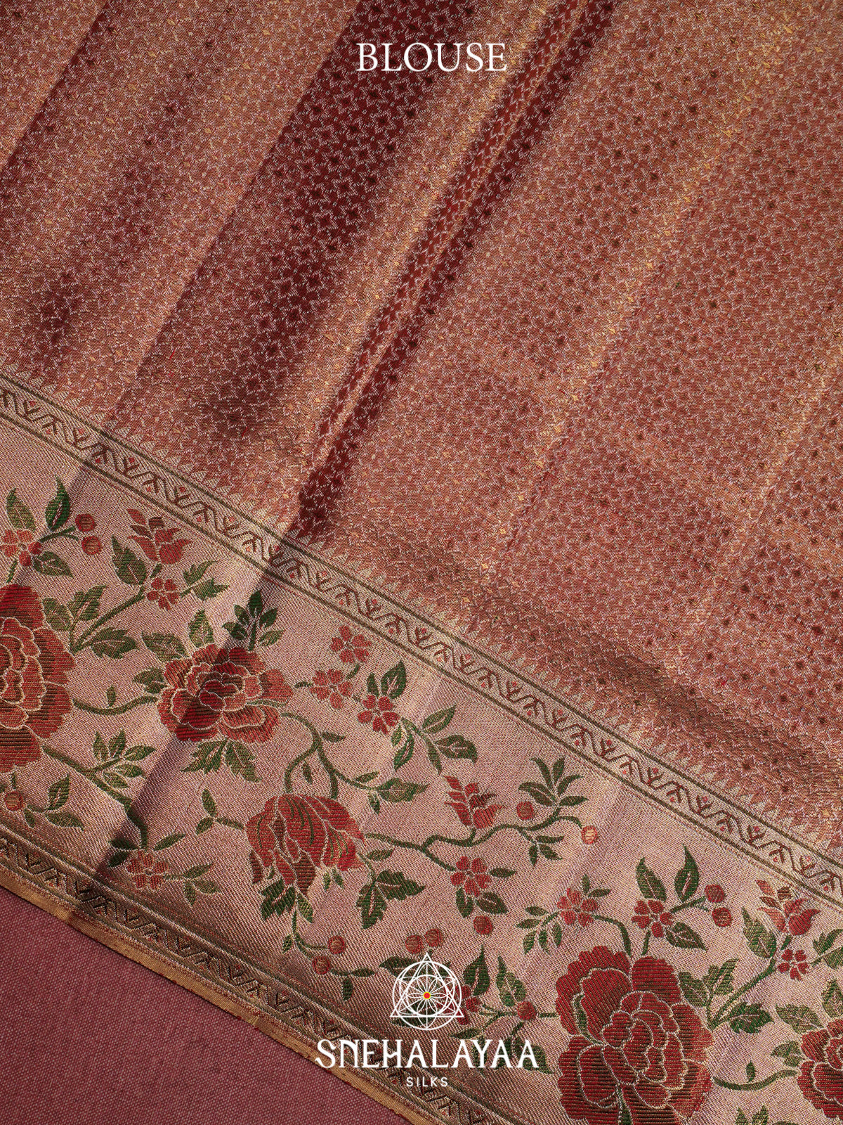 Olive Green Kanjivaram Silk Saree