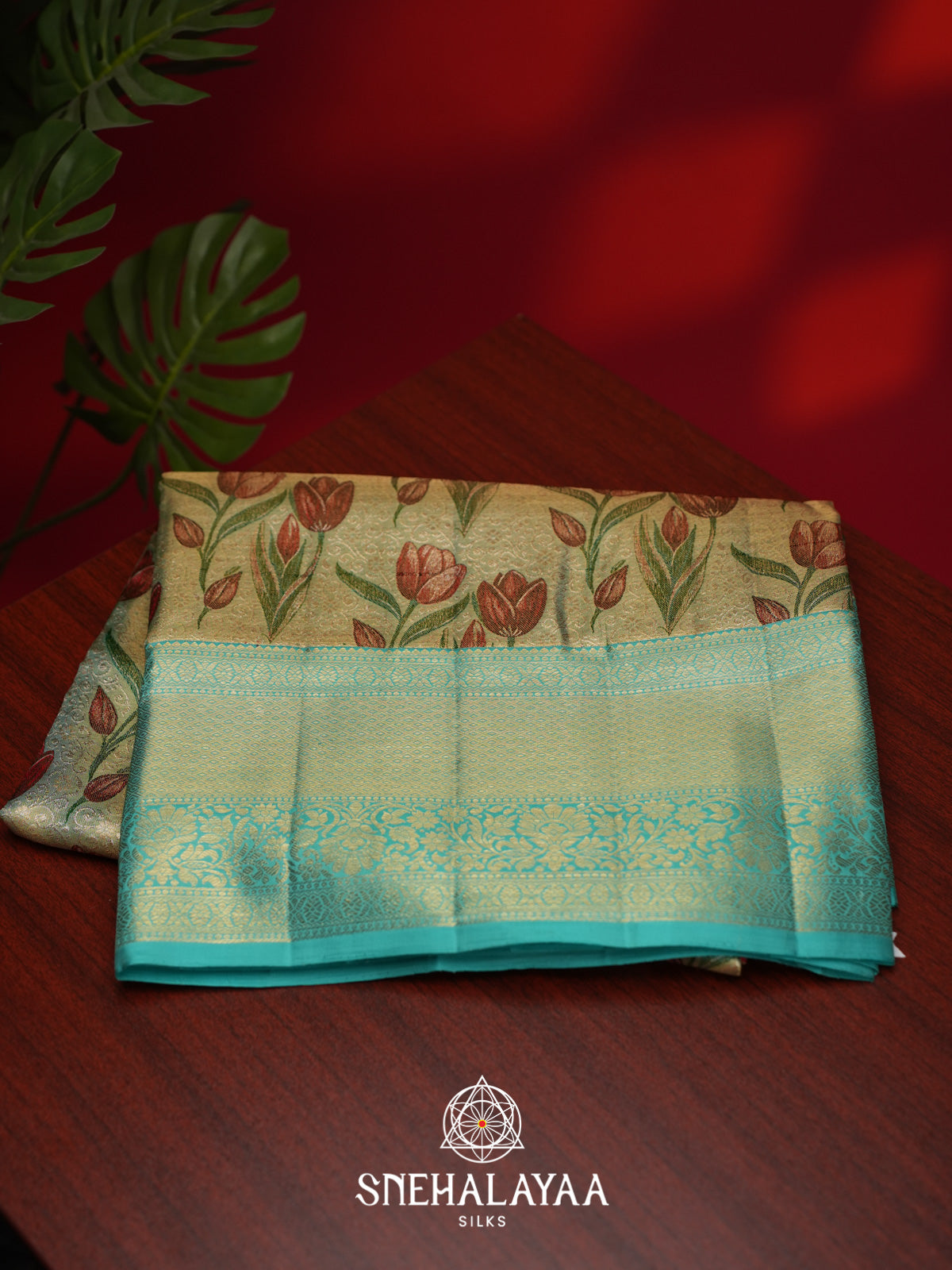Pale Green Kanjivaram Silk Saree
