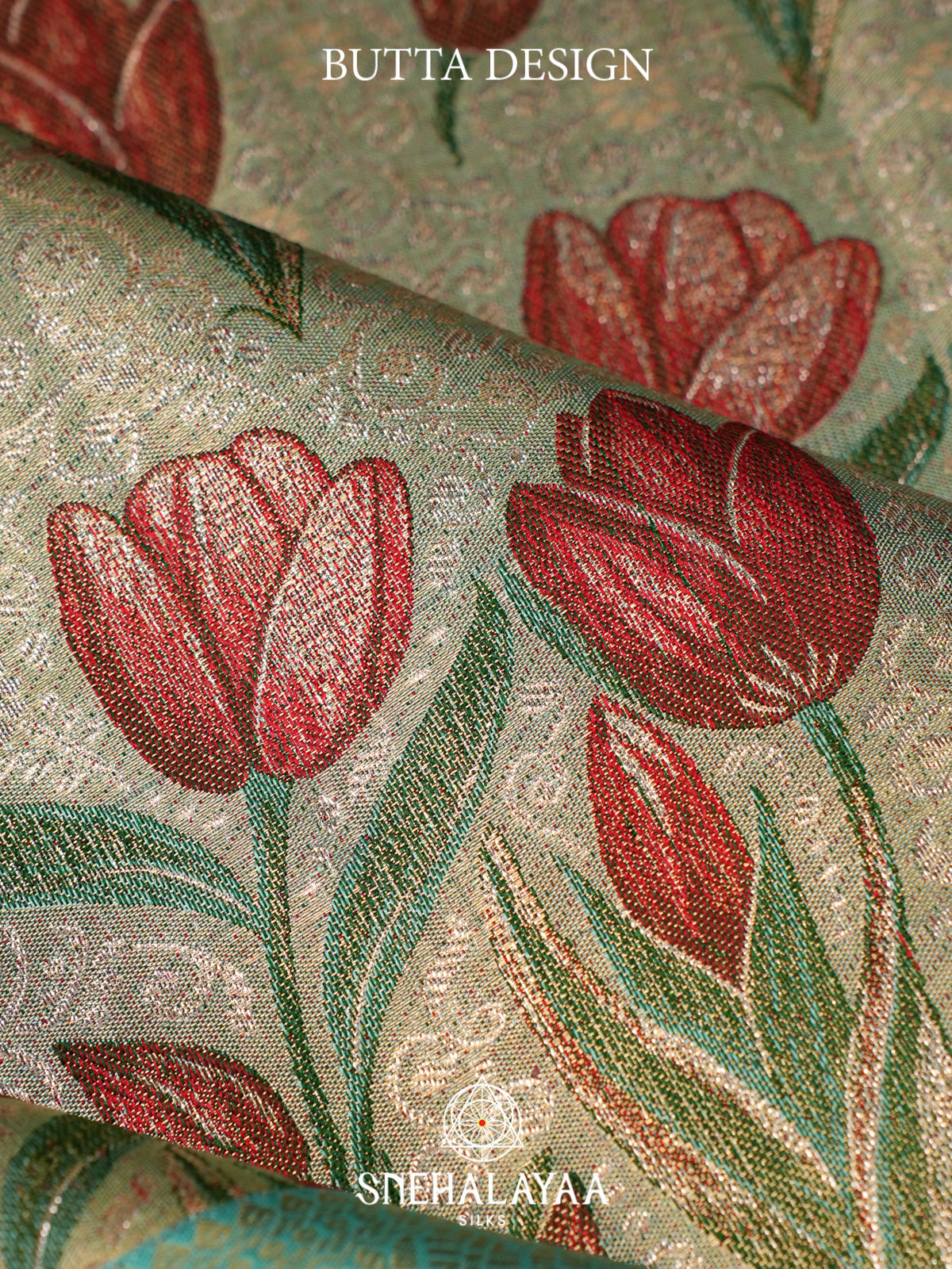 Pale Green Kanjivaram Silk Saree