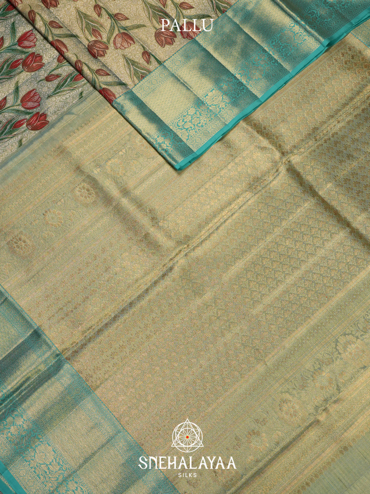 Pale Green Kanjivaram Silk Saree
