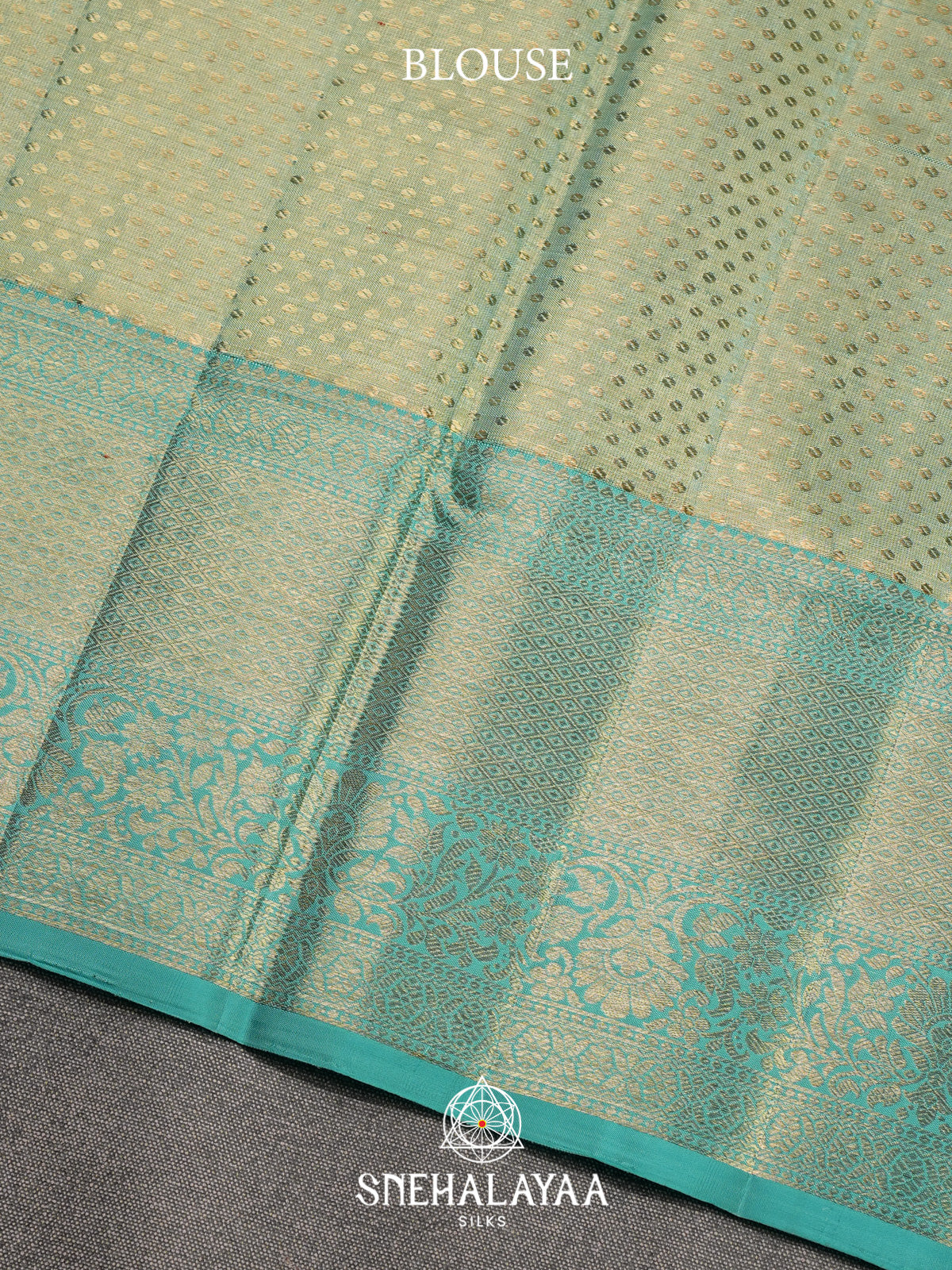Pale Green Kanjivaram Silk Saree