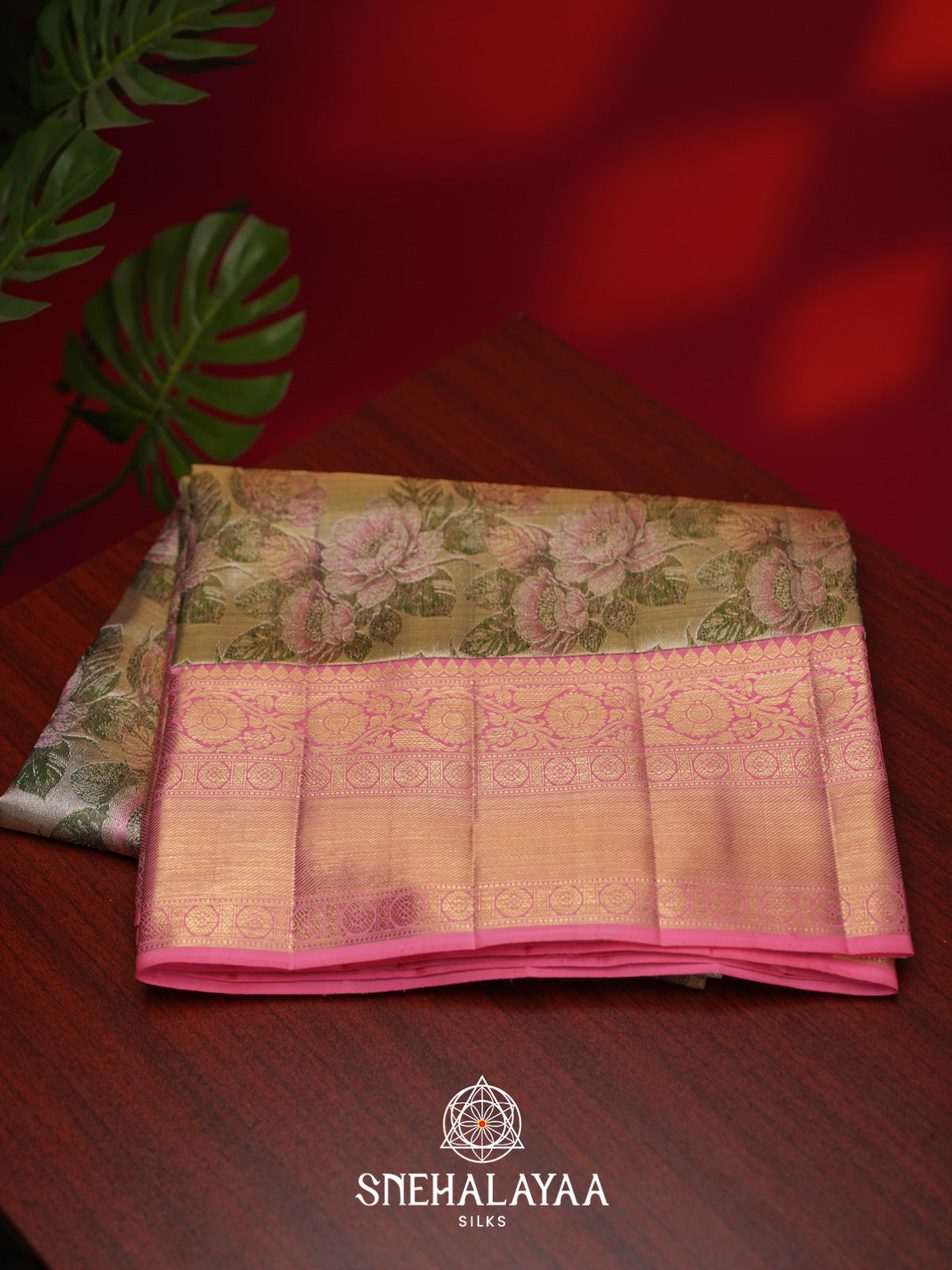 Pale Green Kanjivaram Silk Saree