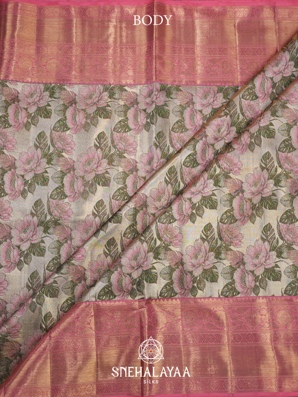 Pale Green Kanjivaram Silk Saree