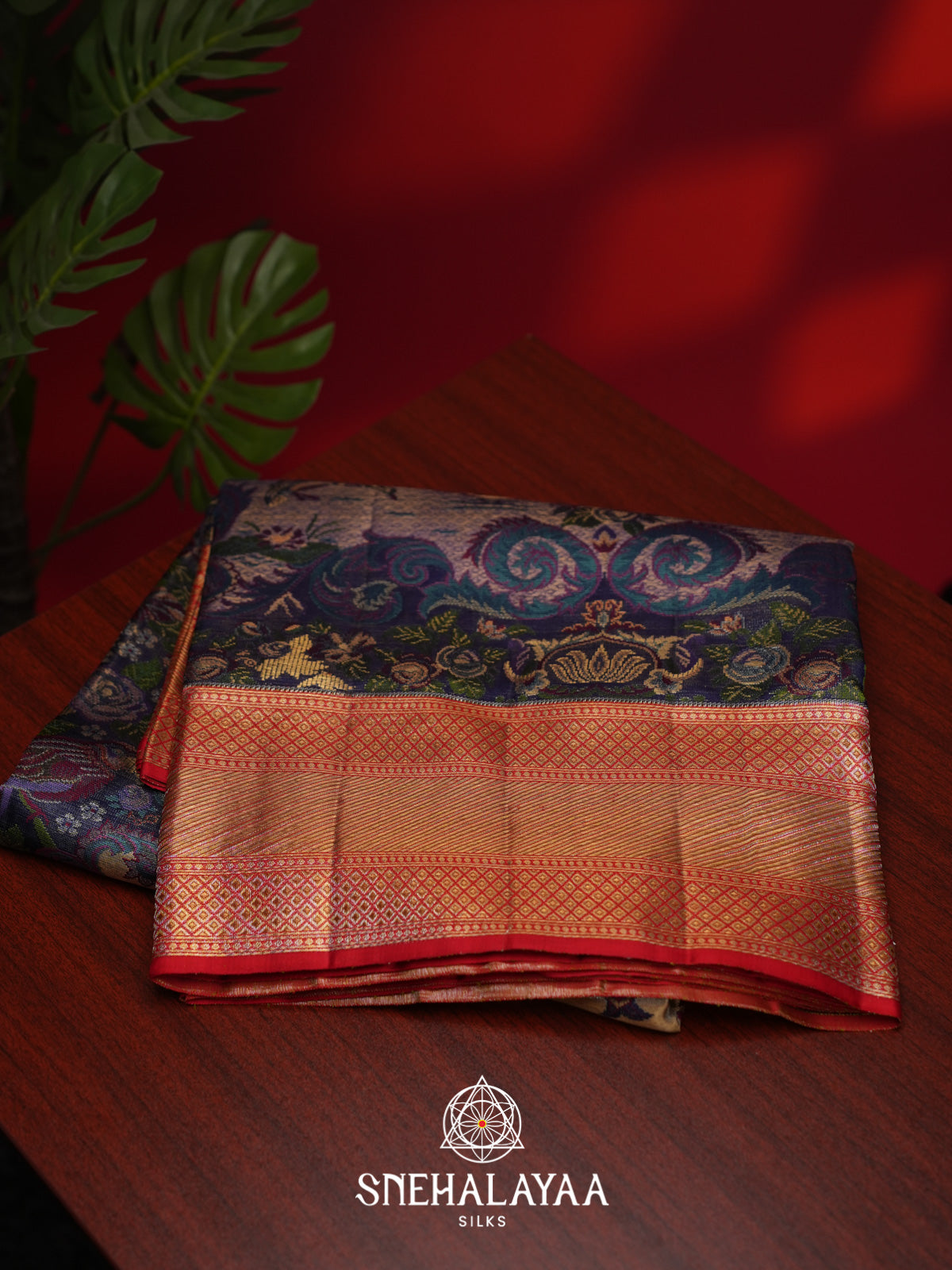 Pale Purple Kanjivaram Silk Saree
