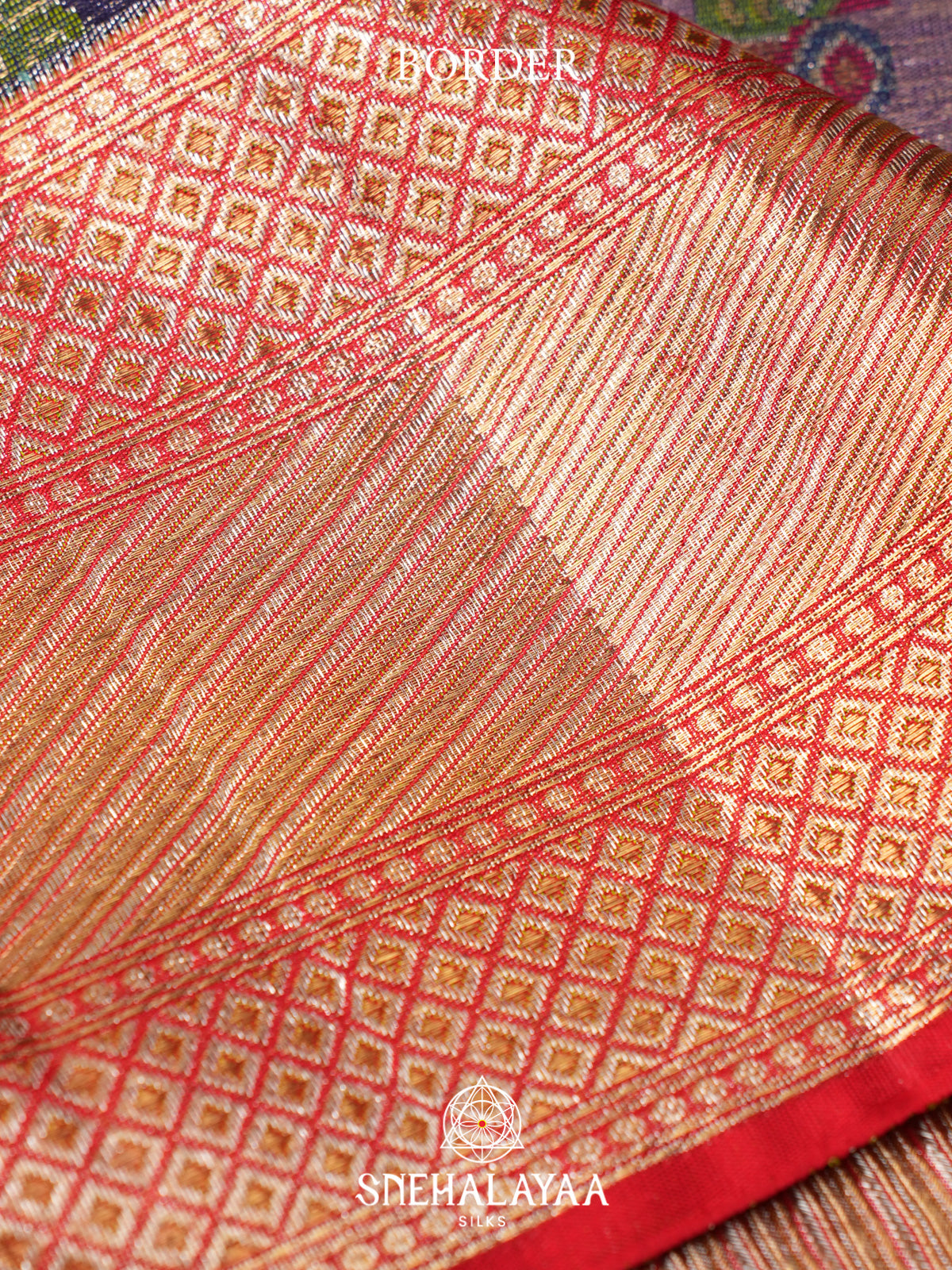 Pale Purple Kanjivaram Silk Saree