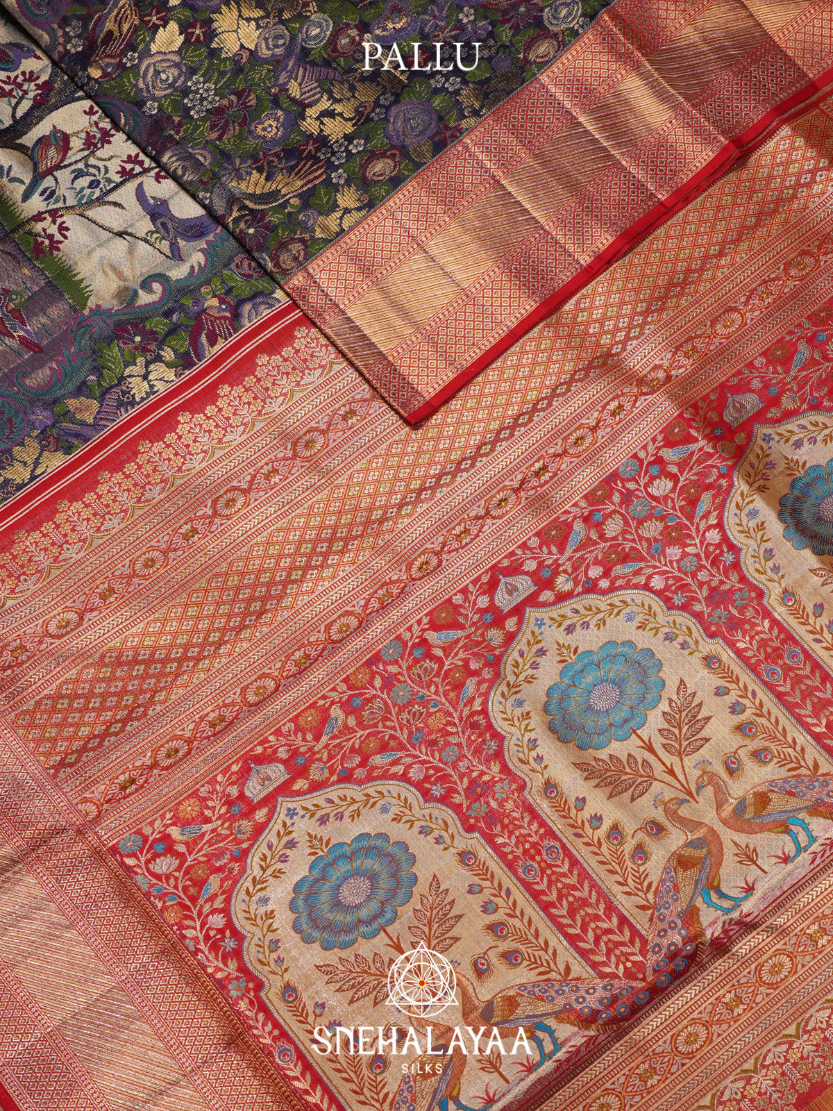 Pale Purple Kanjivaram Silk Saree