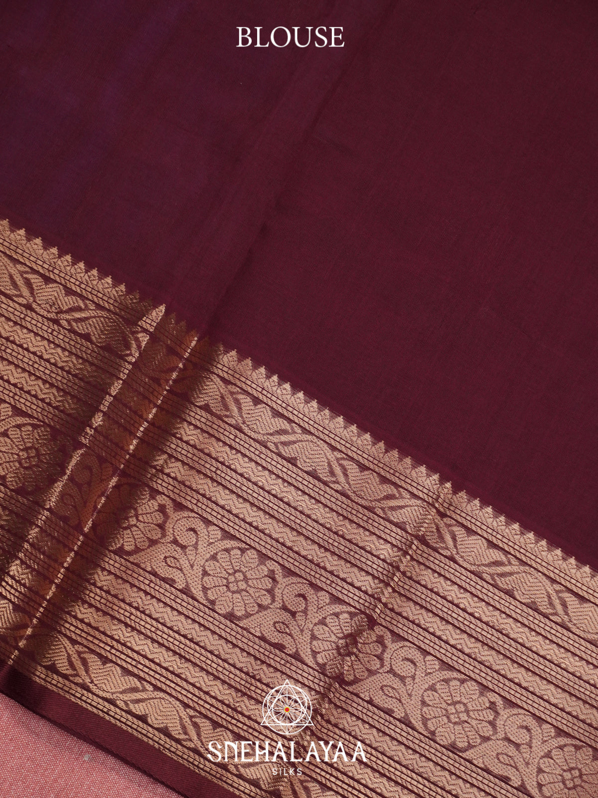 Purple Mangalagiri Silk Cotton Saree