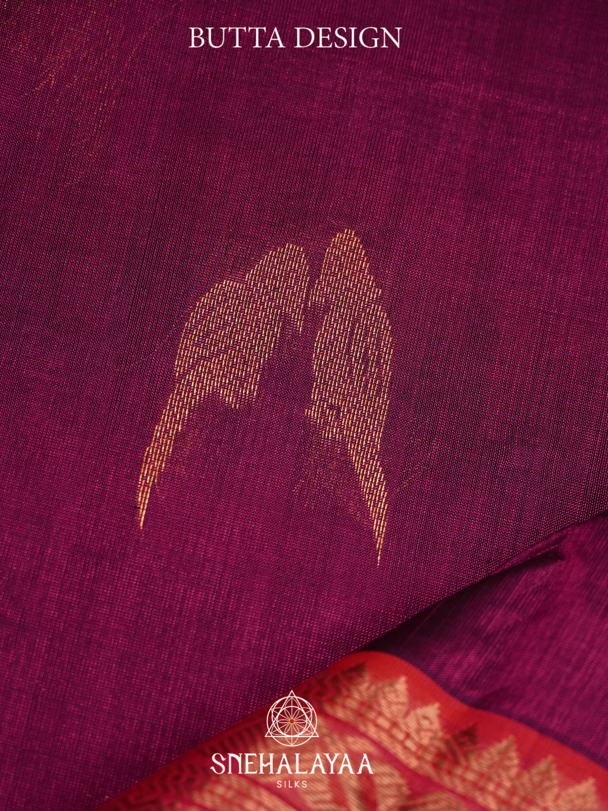 Magenta Mangalagiri Silk Cotton Saree