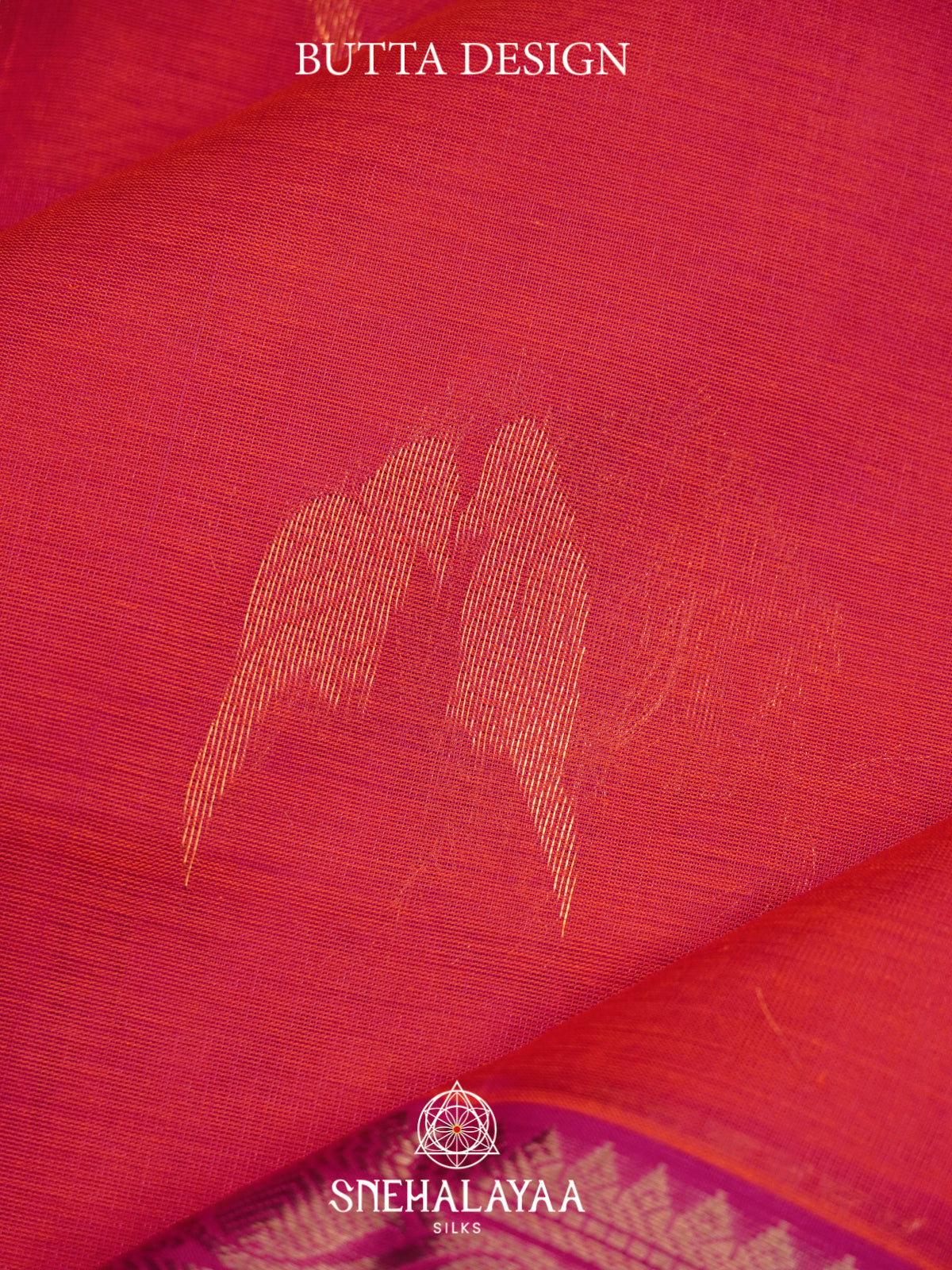 Coral Mangalagiri Silk Cotton Saree