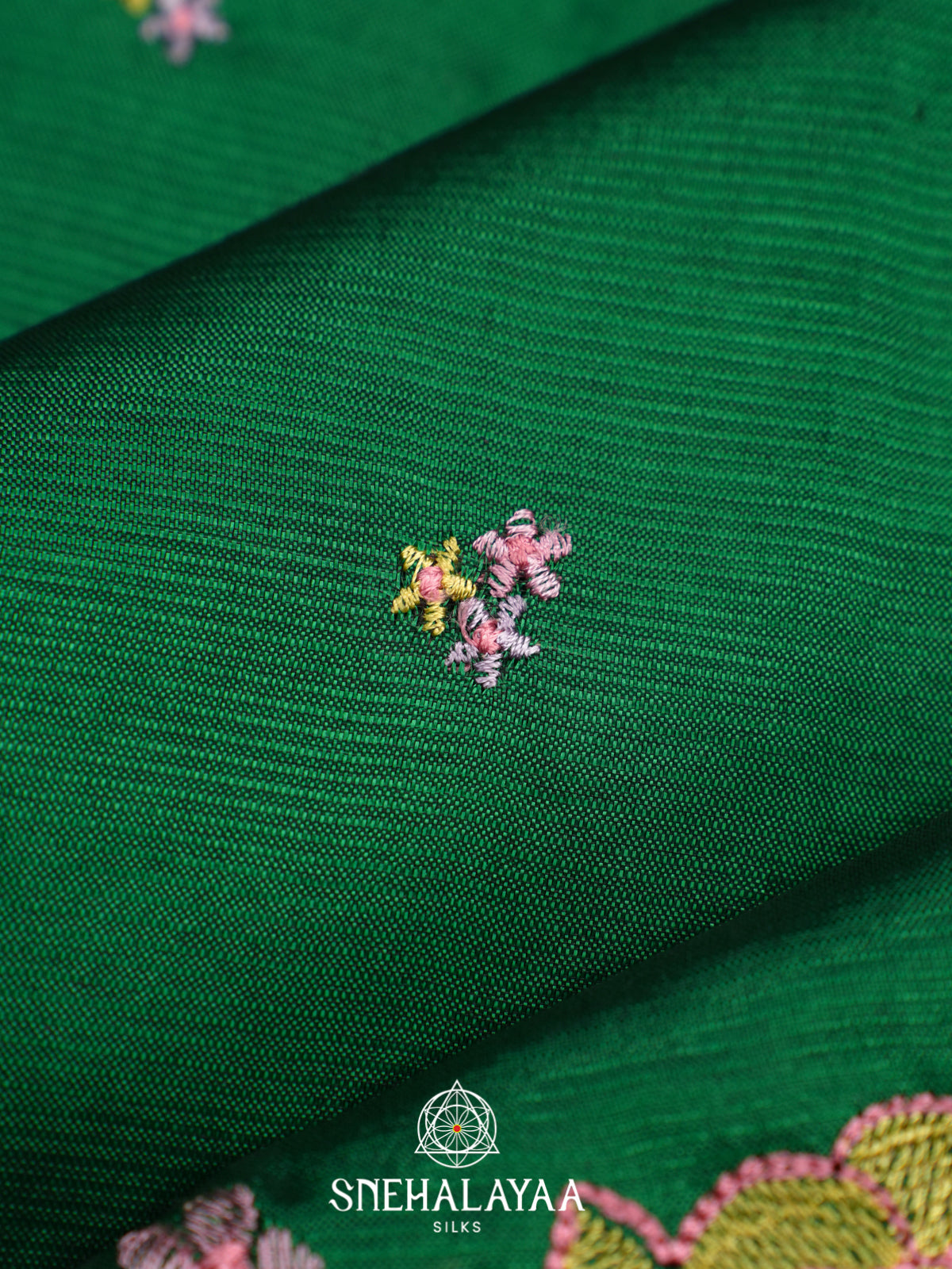 Green Mangalagiri Silk Cotton Saree