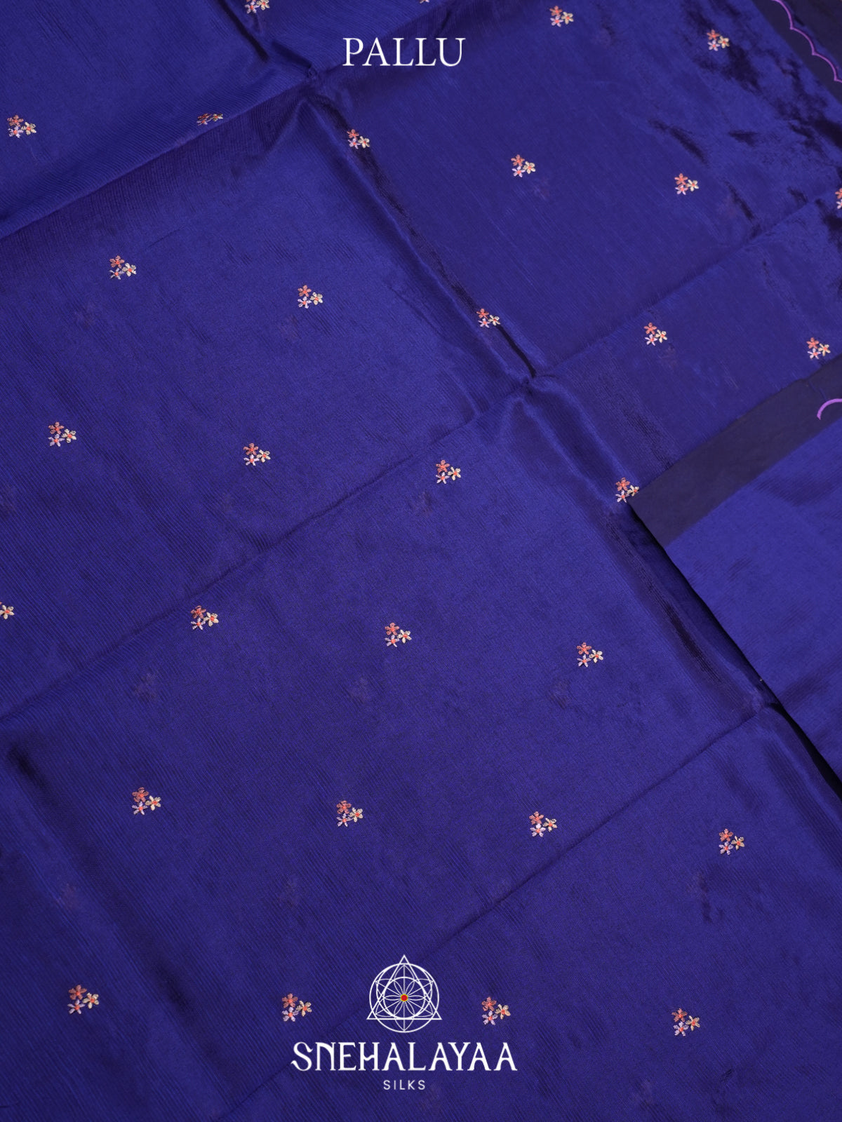 Blue Mangalagiri Silk Cotton Saree