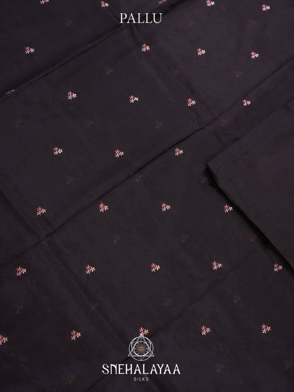 Black Mangalagiri Silk Cotton Saree