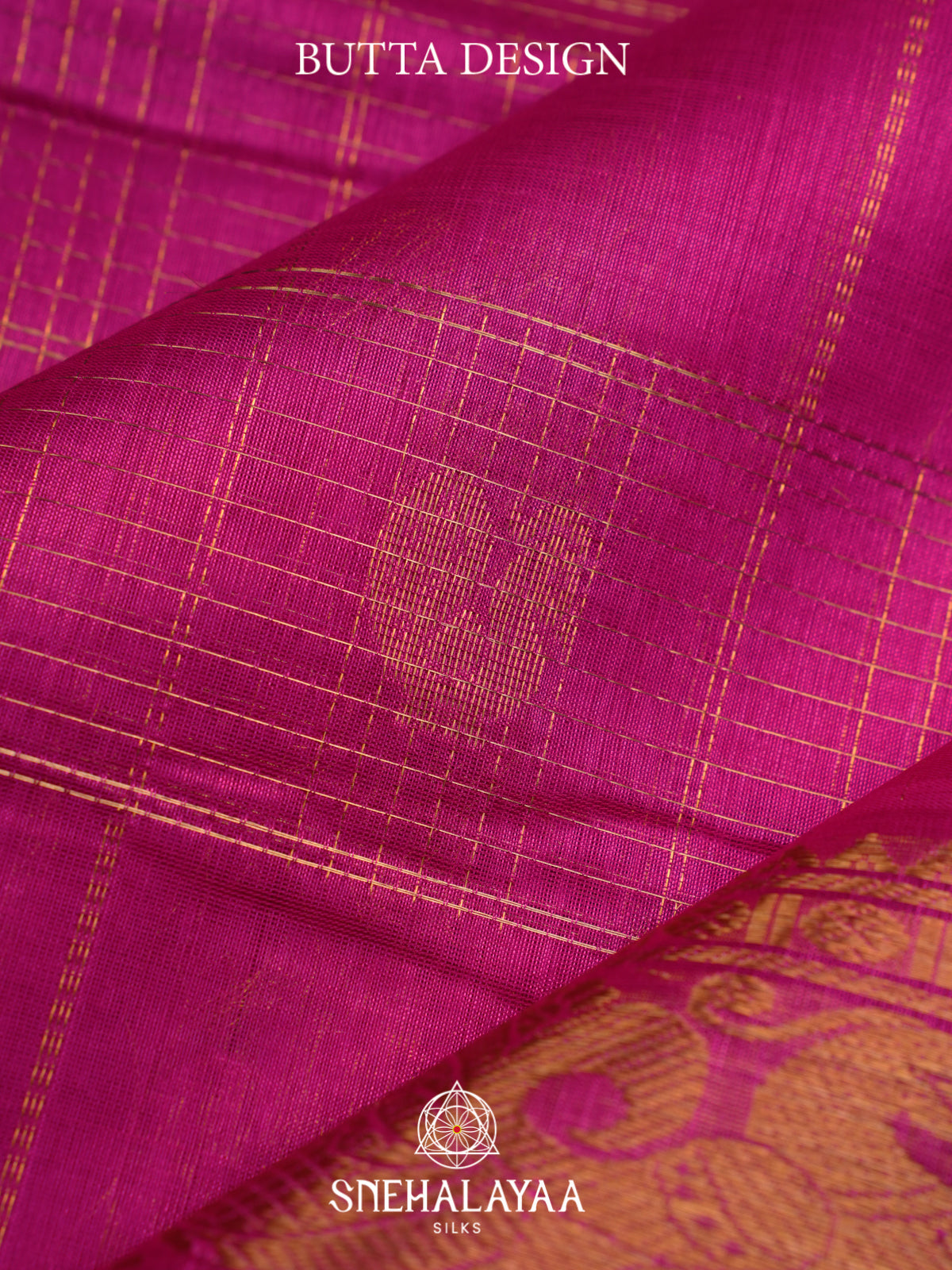 Magenta Mangalagiri Silk Cotton Saree