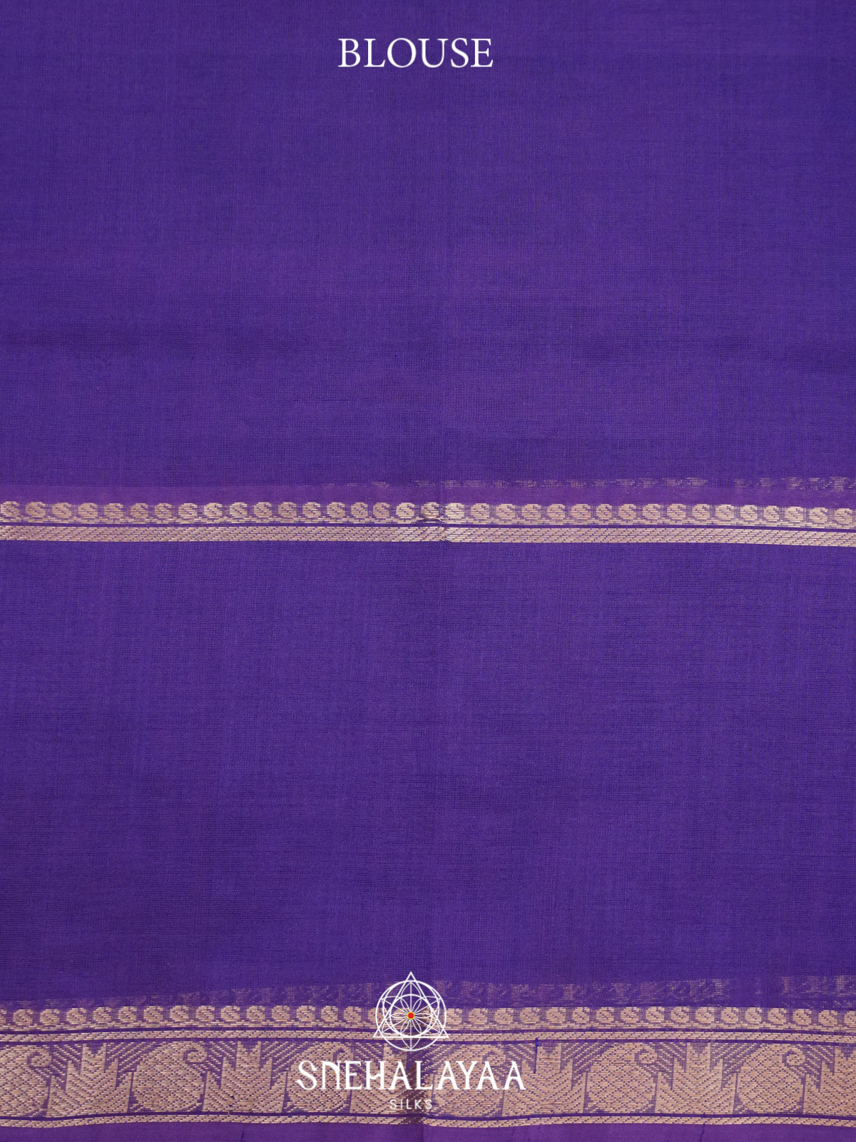 Blue Mangalagiri Silk Cotton Saree