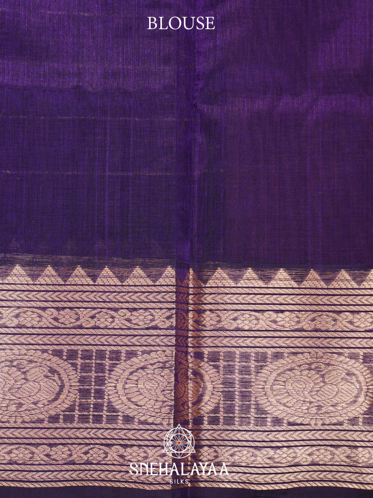 Blue Mangalagiri Silk Cotton Saree