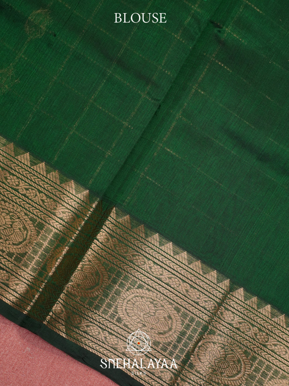 Green Mangalagiri Silk Cotton Saree
