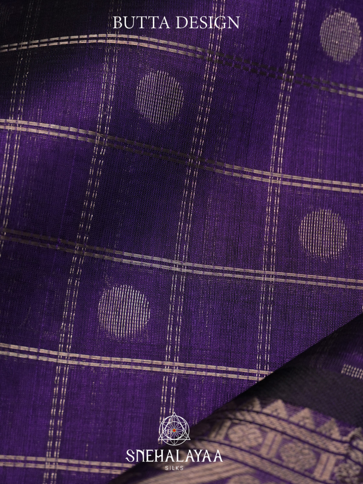 Navy Blue Mangalagiri Silk Cotton Saree