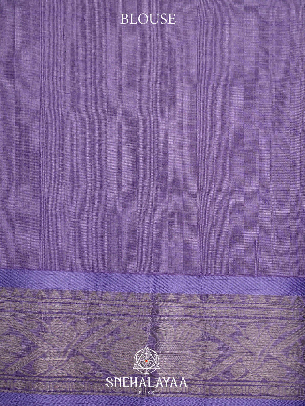 Lavender Mangalagiri Silk Cotton Saree