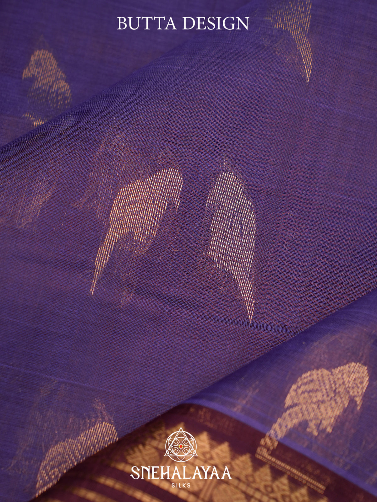 Imperial Purple Mangalagiri Silk Cotton Saree