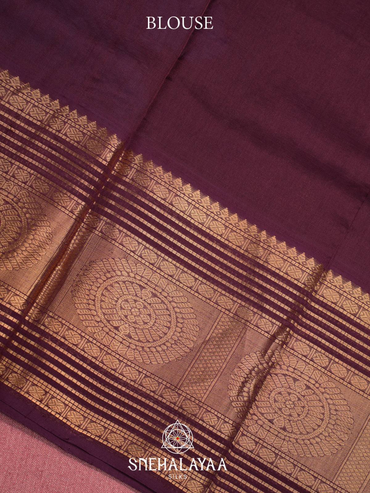 Imperial Purple Mangalagiri Silk Cotton Saree