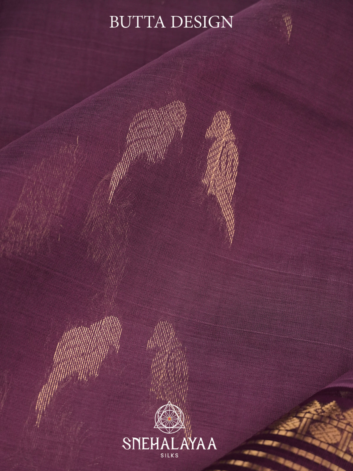 Dusty Plum Mangalagiri Silk Cotton Saree