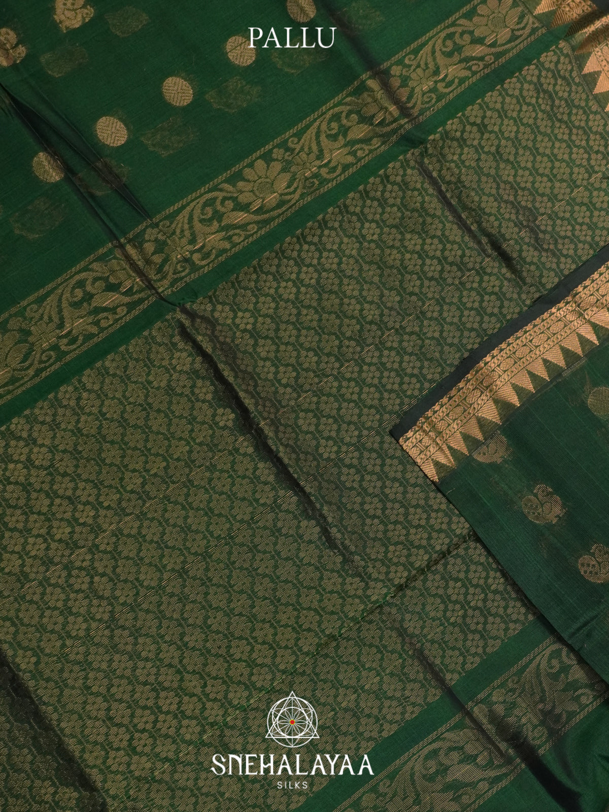 Green Mangalagiri Silk Cotton Saree