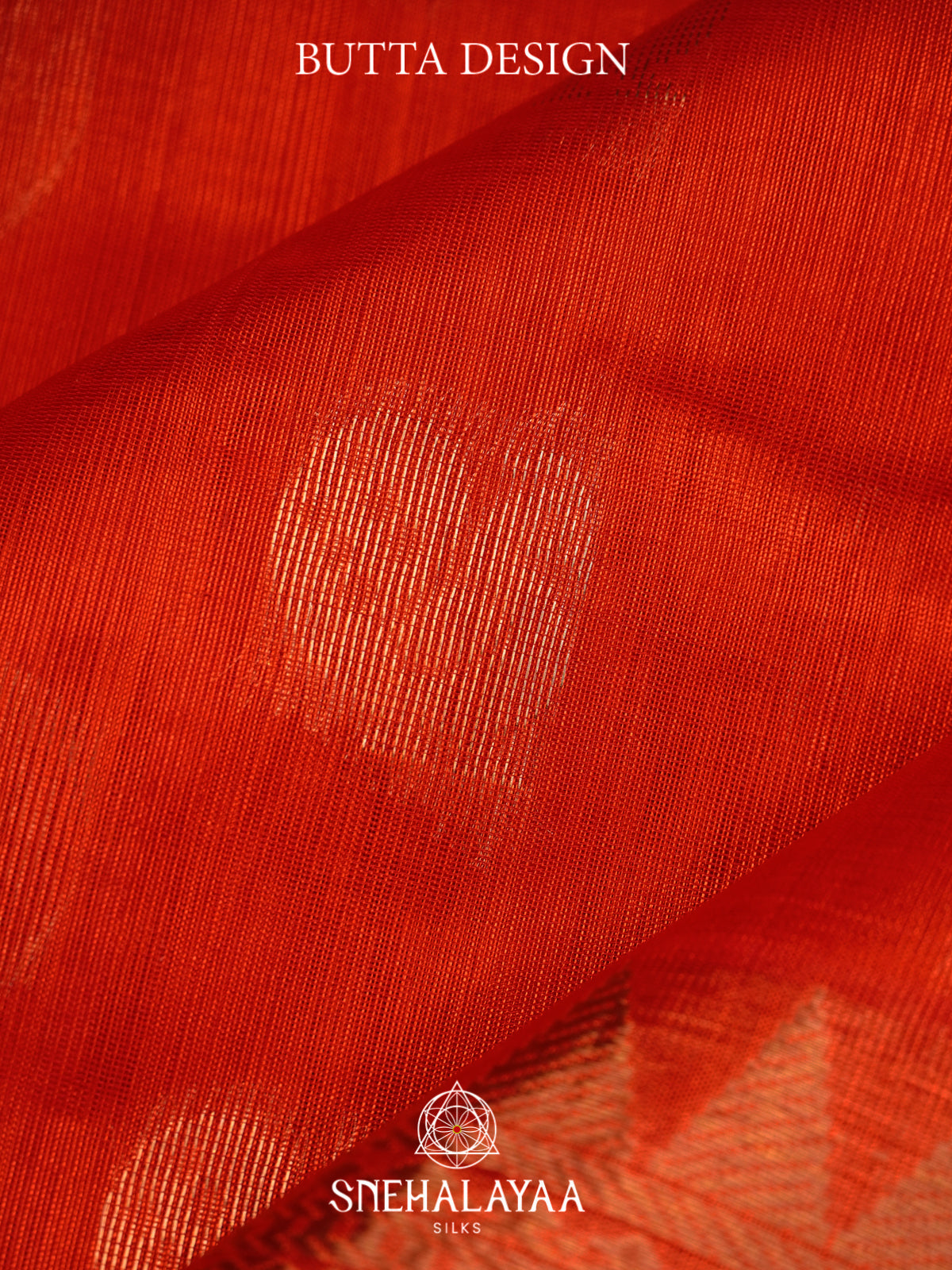Orange Mangalagiri Silk Cotton Saree