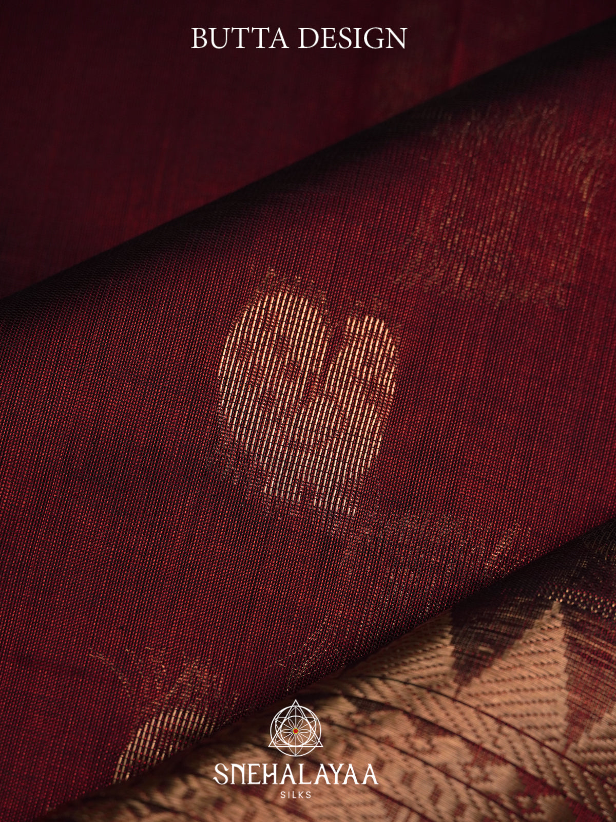 Burgundy Mangalagiri Silk Cotton Saree