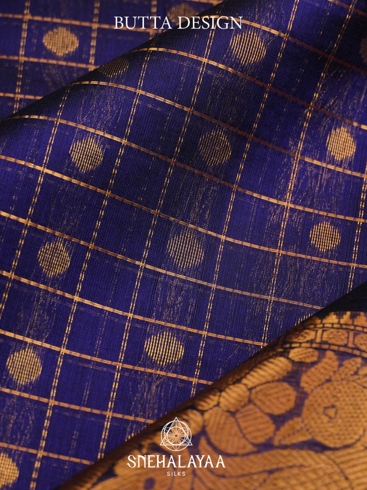 Blue Mangalagiri Silk Cotton Saree