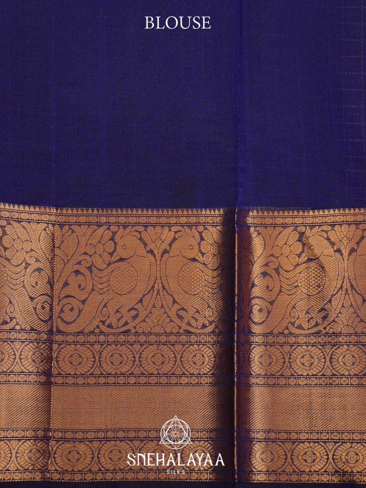 Blue Mangalagiri Silk Cotton Saree