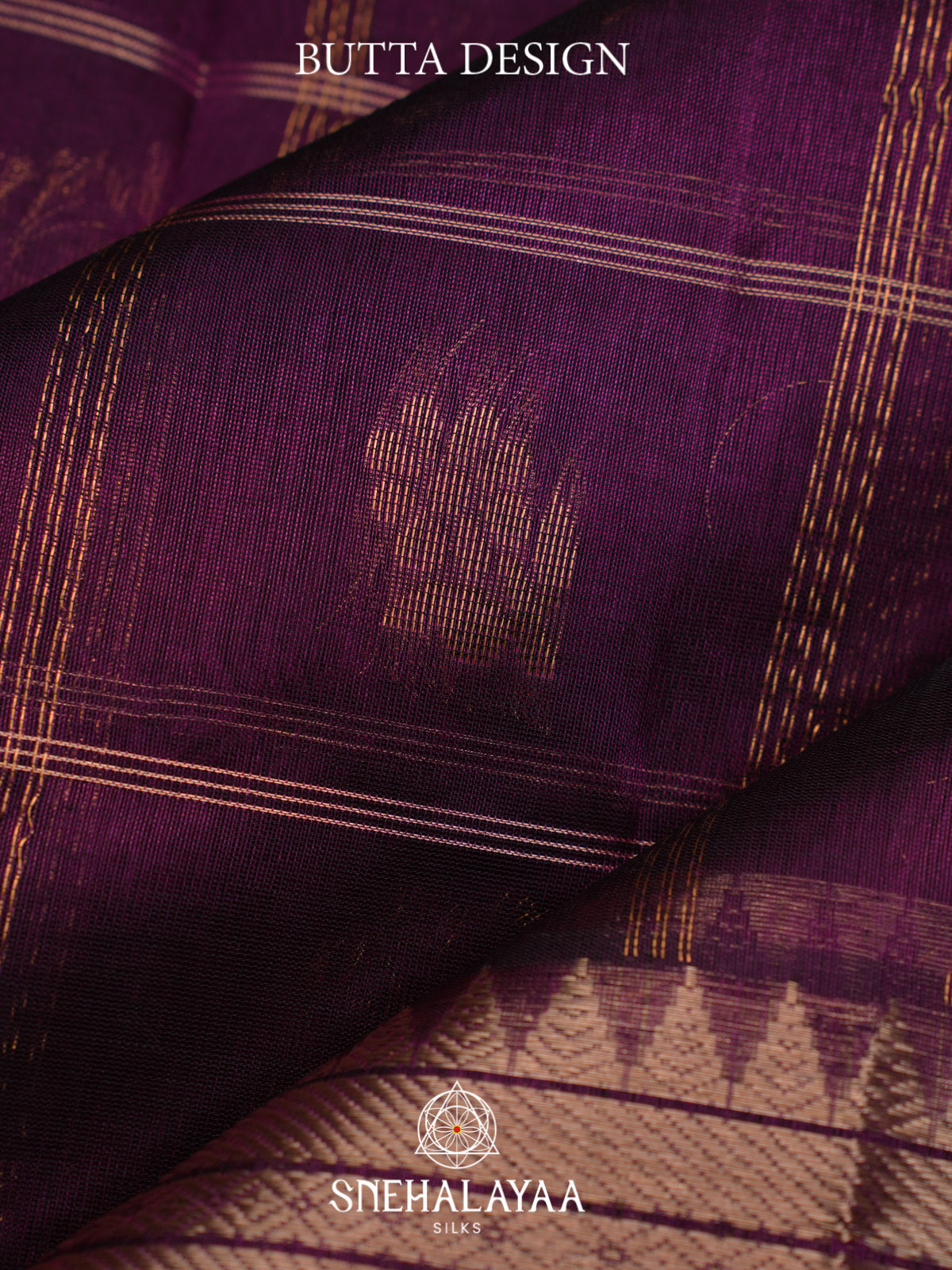 Purple Mangalagiri Silk Cotton Saree