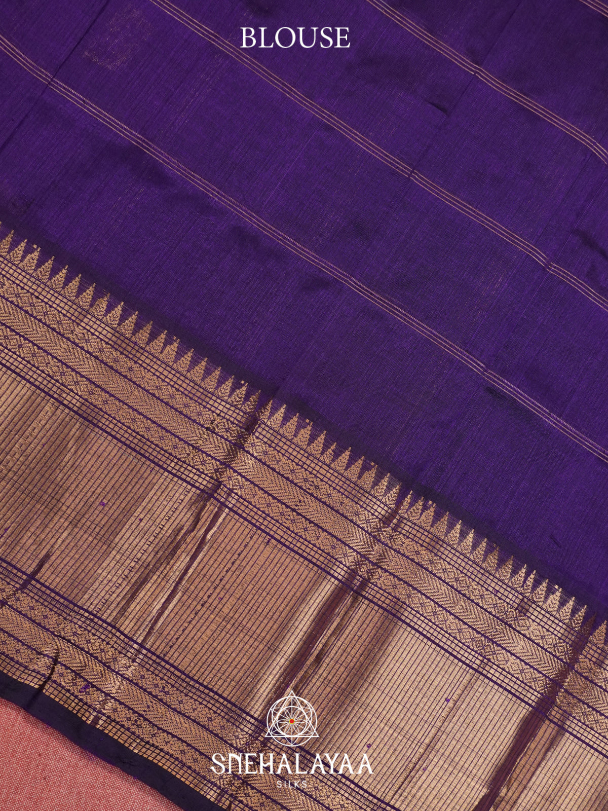 Blue Mangalagiri Silk Cotton Saree