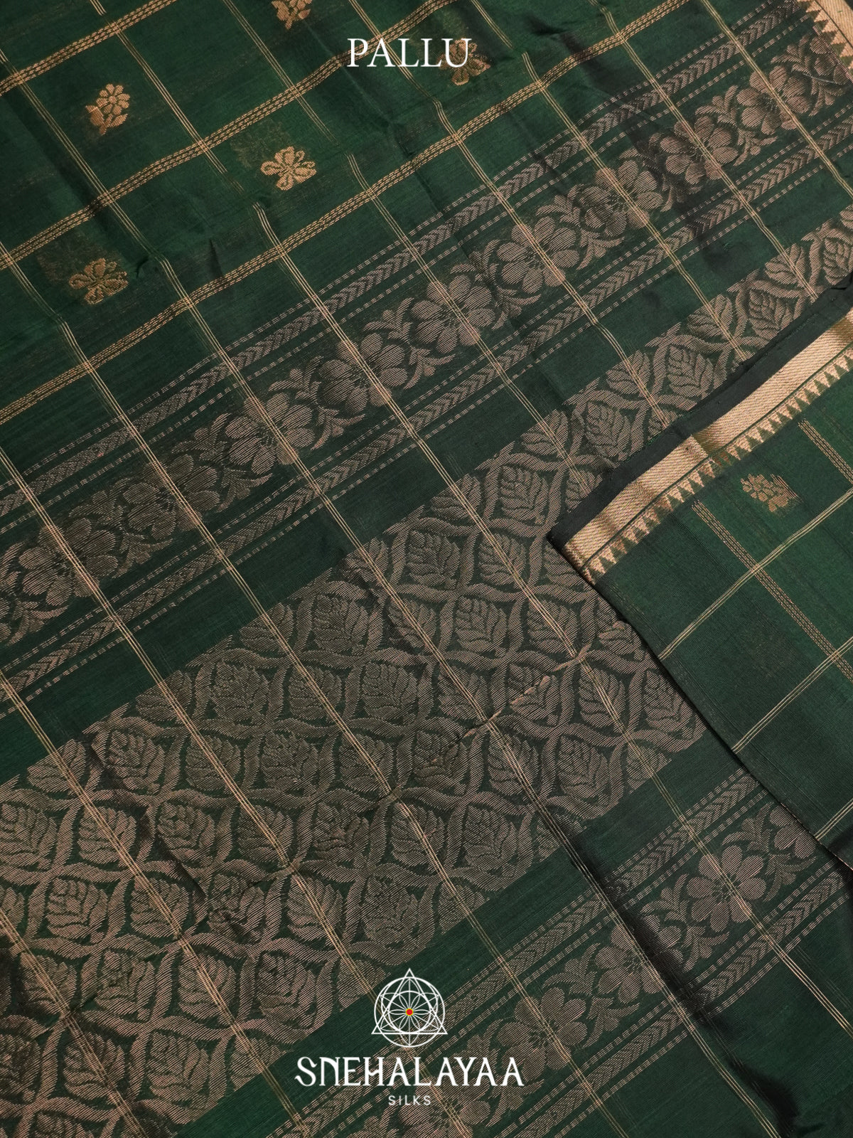 Green Mangalagiri Silk Cotton Saree
