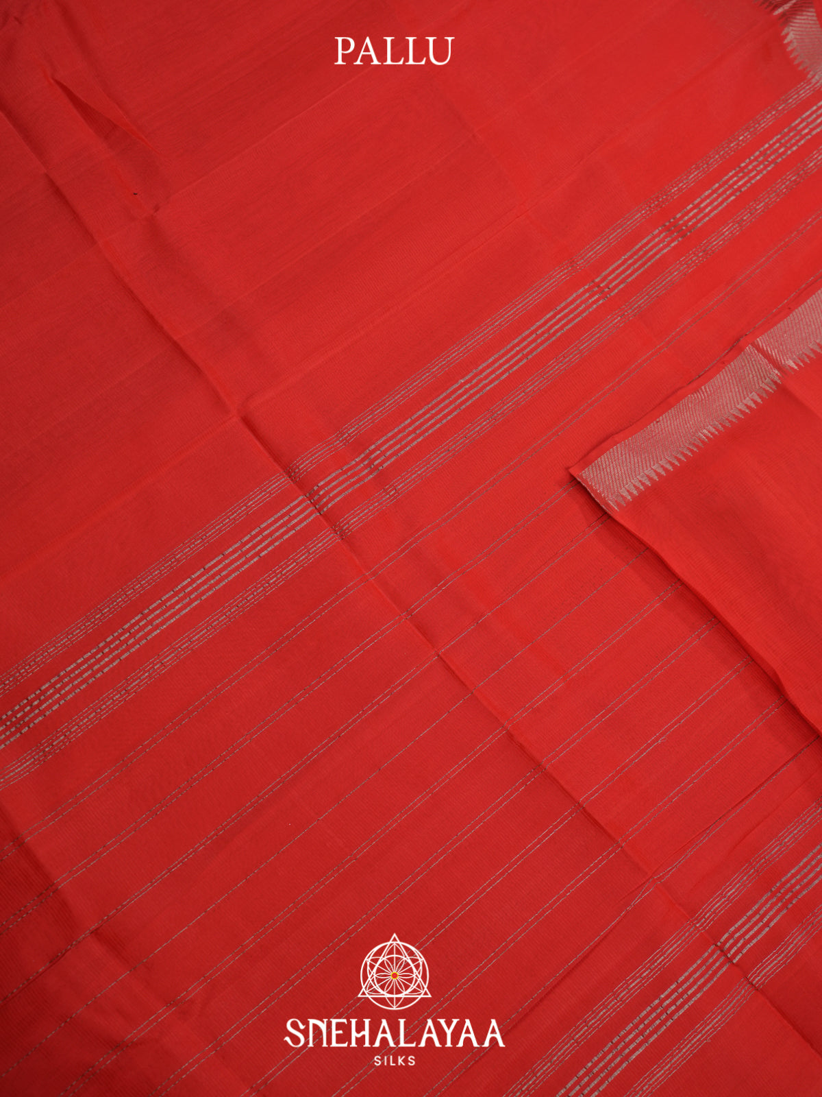 Red Mangalagiri Silk Cotton Saree
