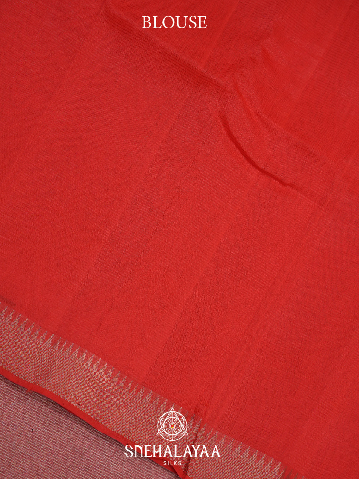 Red Mangalagiri Silk Cotton Saree